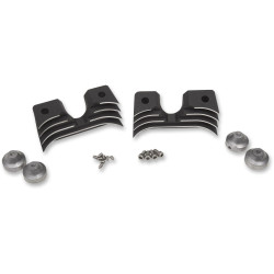 PartzBiz HD DS09401315 - ลากโบลท์หัวเทียนครีบดำริ้วรอย Harley Sportster 04-15 | 0940-1315