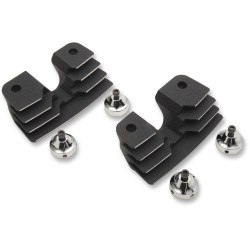 PartzBiz HD DS09401313 - ลากหัวเทียนครีบดำริ้วรอยครอบคลุม Harley Twin Cam 99-15 | 0940-1313