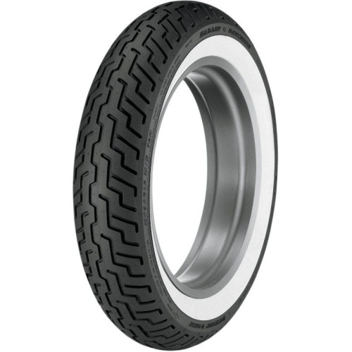 PartzBiz HD: 4416880-Dunlop D402 Series MT90B16 Wide White Wall Front Motorcycle Tire | 302291 PartzBiz HD: 4416880-Dunlop D402 Series MT90B16 Wide White Wall Front Motorcycle Tire | 302291