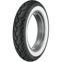 PartzBiz HD DS301923 - Dunlop D402 Series MU85B16 Wide White Wall Rear Motorcycle Tire | 301923