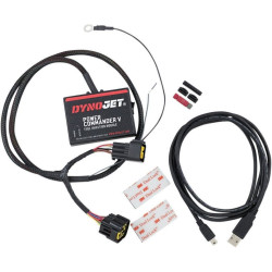 PartzBiz HD DS10202884 - DynoJet 22-005 Power Commander V Performanceการใช้จูนเนอร์ 08-09 Yamaha YZF-R6 การใช้ฉีดโมดูลประสิทธิภาพเครื่องยนต์โปรแกรมเมอร์ควบคุมอัพเกรดTune