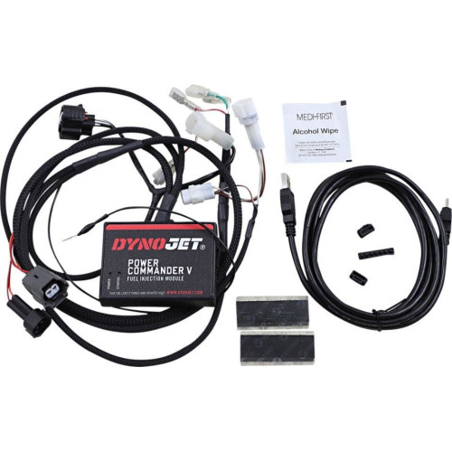 PartzBiz HD: 4416748-DynoJet / Moose Power Commander V Performance การใช้จูนเนอร์ 14-19 Yamaha Viking 700 SE กำไร VI YFM 4x4 atv utv ecu pcm air การใช้จุดระเบิด tune โปรแกรมเมอร์อัพเกรด
