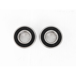 PartzBiz HD EP-9276 x2 - EPC 25mm Steel Wheel Bearing Front or Rear 6205RS Sealed Ball Bearings