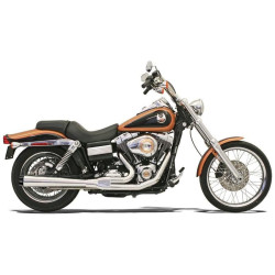 PartzBiz HD DS18001773 - Bassani Chrome Road Rage 2 Into 1 Long Megaphone Exhaust Harley FXD 91-05 | 13311R PartzBiz HD DS18001773 - Bassani Chrome Road Rage 2 Into 1 Long Megaphone Exhaust Harley FXD 91-05 | 13311R