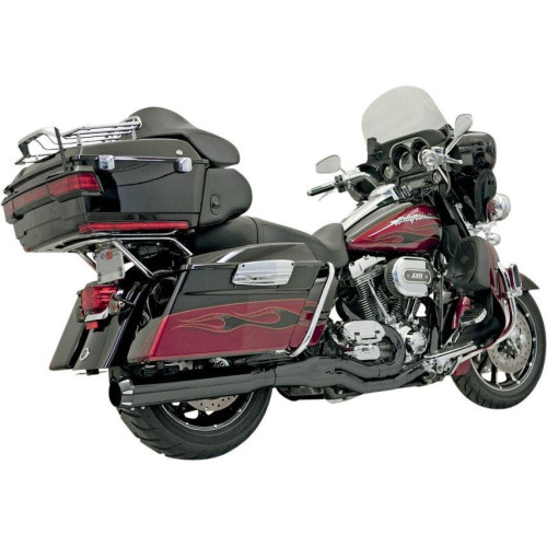 PartzBiz HD: 4416417-Bassani Black B4 2-1 Stepped Header Exhaust System Straight 95-16 Harley FLH/T | FLH-757B PartzBiz HD: 4416417-Bassani Black B4 2-1 Stepped Header Exhaust System Straight 95-16 Harley FLH/T | FLH-757B