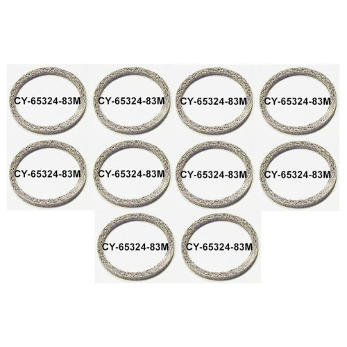 PartzBiz HD: 4416422-Exhaust Flat Steel Mesh Crush Gaskets Seals Lot of 10 Harley Twin Cam 65324-83 Evo Evolution XL Sportster Sporty