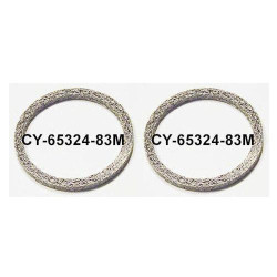 PartzBiz HD 65324-83 (x2) - ท่อไอเสียเหล็กแบนตาข่ายสไตล์Crushปะเก็นซีลคู่Harley Twin Cam 65324-83 Evo Evolution XL Sportster Sporty PartzBiz HD 65324-83 (x2) - ท่อไอเสียเหล็กแบนตาข่ายสไตล์Crushปะเก็นซีลคู่Harley Twin Cam 65324-83 Evo Evolution XL Sportster Sporty