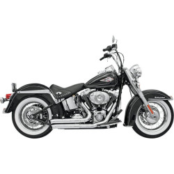 PartzBiz HD ds18001154 - Bassani Chrome Firepower Firesweep 2:2 Exhaust for Harley Softail Models 86-16 | 12113D PartzBiz HD ds18001154 - Bassani Chrome Firepower Firesweep 2:2 Exhaust for Harley Softail Models 86-16 | 12113D