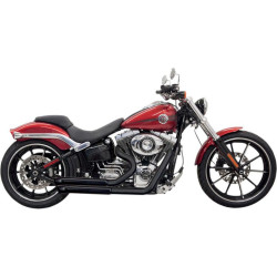 PartzBiz HD DS18001601 - Bassani Black Pro Street Turn Out Exhaust Harley Softail Breakout Rocker | 1S33DB PartzBiz HD DS18001601 - Bassani Black Pro Street Turn Out Exhaust Harley Softail Breakout Rocker | 1S33DB
