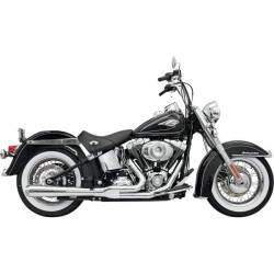 PartzBiz HD DS18001151 - Bassani Chrome Road Rage 2 Into 1 Long Megaphone Exhaust Harley Softail 86-16 | 12111J PartzBiz HD DS18001151 - Bassani Chrome Road Rage 2 Into 1 Long Megaphone Exhaust Harley Softail 86-16 | 12111J