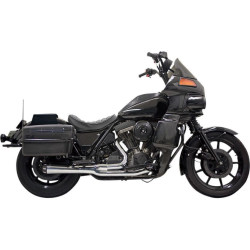 PartzBiz HD DS18001598 - Bassani Chrome Road Rage 2 Into 1 Short Exhaust Harley FXR 84-00 w/ Boards | 1FXRF PartzBiz HD DS18001598 - Bassani Chrome Road Rage 2 Into 1 Short Exhaust Harley FXR 84-00 w/ Boards | 1FXRF