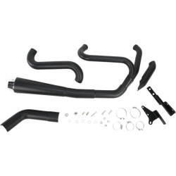 PartzBiz HD ds18001281 - Bassani Black Road Rage 2 Into 1 Short Upswept Stepped Exhaust Harley FXD 06-16 | 13122J PartzBiz HD ds18001281 - Bassani Black Road Rage 2 Into 1 Short Upswept Stepped Exhaust Harley FXD 06-16 | 13122J