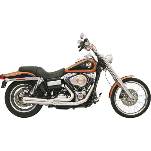 PartzBiz HD: 4416374-Bassani Chrome Road Rage 2 Into 1 Short Upswept Stepped Exhaust Harley FXD 06-16 | 13112J PartzBiz HD: 4416374-Bassani Chrome Road Rage 2 Into 1 Short Upswept Stepped Exhaust Harley FXD 06-16 | 13112J