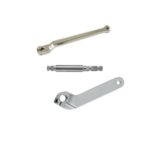 PartzBiz HD: 4416382-Extended Length 2-1/4" Chrome Shift Lever w/ Shaft & Inner 83-18 Harley FLH/T FLST PartzBiz HD: 4416382-Extended Length 2-1/4" Chrome Shift Lever w/ Shaft & Inner 83-18 Harley FLH/T FLST