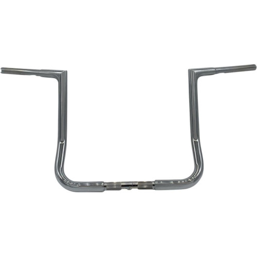PartzBiz HD: 4416306-Fat Baggers Inc 1-1/4 EZ Install Flat Top Handlebar 12 inch Rise Harley 88-Up
