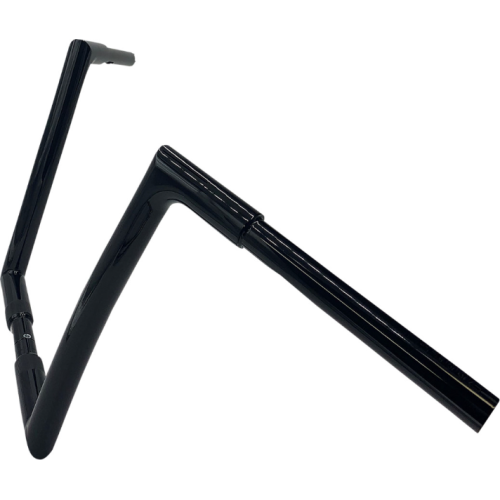PartzBiz HD: 4416316-Fat Baggers Inc Black 1-1/4" EZ Install 12" Flat Top Handlebar Harley Softail Dyna 07-17 PartzBiz HD: 4416316-Fat Baggers Inc Black 1-1/4" EZ Install 12" Flat Top Handlebar Harley Softail Dyna 07-17