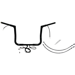 PartzBiz HD FBI-702212-B - FBI Black 12" Flat Top Plug n Play EZ 1-1/4" Handlebar Kit Harley 16-20 FLH/T | 702212-B PartzBiz HD FBI-702212-B - FBI Black 12" Flat Top Plug n Play EZ 1-1/4" Handlebar Kit Harley 16-20 FLH/T | 702212-B