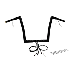 PartzBiz HD FBI-702912-B - FBI Black 12" Flat Top Plug n Play EZ 1-1/4" Handlebar Kit Harley 16-23 FLTRX/S | 702912-B PartzBiz HD FBI-702912-B - FBI Black 12" Flat Top Plug n Play EZ 1-1/4" Handlebar Kit Harley 16-23 FLTRX/S | 702912-B