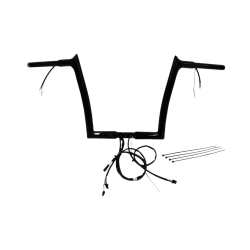 PartzBiz HD FBI-901912-B - FBI Black 12" Pointed Top Plug n Play EZ 1-1/4" Handlebar Kit Harley 15 FLTRX/S | 901912-B PartzBiz HD FBI-901912-B - FBI Black 12" Pointed Top Plug n Play EZ 1-1/4" Handlebar Kit Harley 15 FLTRX/S | 901912-B