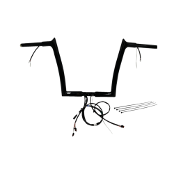 PartzBiz HD FBI-902912-B - FBI Black 12" Pointed Top Plug n Play EZ 1-1/4" Handlebar Kit Harley 16-23 FLTRX/S | 902912-B PartzBiz HD FBI-902912-B - FBI Black 12" Pointed Top Plug n Play EZ 1-1/4" Handlebar Kit Harley 16-23 FLTRX/S | 902912-B