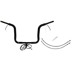 PartzBiz HD FBI-802512-B - FBI Black 12" Round Top Plug n Play EZ 1-1/2" Handlebar Kit Harley 16-20 FLH Touring | 802512-B PartzBiz HD FBI-802512-B - FBI Black 12" Round Top Plug n Play EZ 1-1/2" Handlebar Kit Harley 16-20 FLH Touring | 802512-B