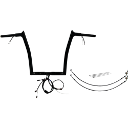 PartzBiz HD FBI-902914-B - FBI Black 14" Pointed Top Plug n Play EZ 1-1/4" Handlebar Kit Harley 16-20 FLTRX/S | 902914-B PartzBiz HD FBI-902914-B - FBI Black 14" Pointed Top Plug n Play EZ 1-1/4" Handlebar Kit Harley 16-20 FLTRX/S | 902914-B