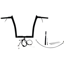 PartzBiz HD FBI-912914-B - FBI Black 14" Pointed Top Plug n Play EZ 1-1/4" Handlebar Kit Harley 21-23 FLTRX/S | 912914-B PartzBiz HD FBI-912914-B - FBI Black 14" Pointed Top Plug n Play EZ 1-1/4" Handlebar Kit Harley 21-23 FLTRX/S | 912914-B