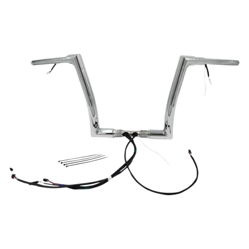 PartzBiz HD: 4416206-FBI Chrome 12 ” Flat Top Plug n Play EZ 1-1/2 ” ชุดแฮนด์บาร์ Harley 15 FLTRX/S | 601312 PartzBiz HD: 4416206-FBI Chrome 12 ” Flat Top Plug n Play EZ 1-1/2 ” ชุดแฮนด์บาร์ Harley 15 FLTRX/S | 601312