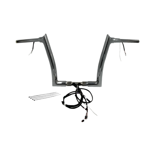 PartzBiz HD: 4416175-FBI Chrome 12 ” Pointed Top Plug n Play EZ 1-1/2 ” ชุดแฮนด์บาร์ Harley 15 FLTRX/S | 801312 PartzBiz HD: 4416175-FBI Chrome 12 ” Pointed Top Plug n Play EZ 1-1/2 ” ชุดแฮนด์บาร์ Harley 15 FLTRX/S | 801312