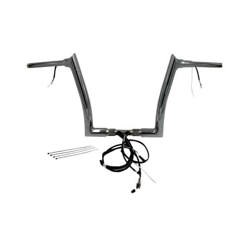 PartzBiz HD: 4416177-FBI Chrome 12 ” Pointed Top Plug n Play EZ 1-1/2 ” ชุดแฮนด์บาร์ Harley 16-20 FLTRX/S FLTRU | 802312 PartzBiz HD: 4416177-FBI Chrome 12 ” Pointed Top Plug n Play EZ 1-1/2 ” ชุดแฮนด์บาร์ Harley 16-20 FLTRX/S FLTRU | 802312