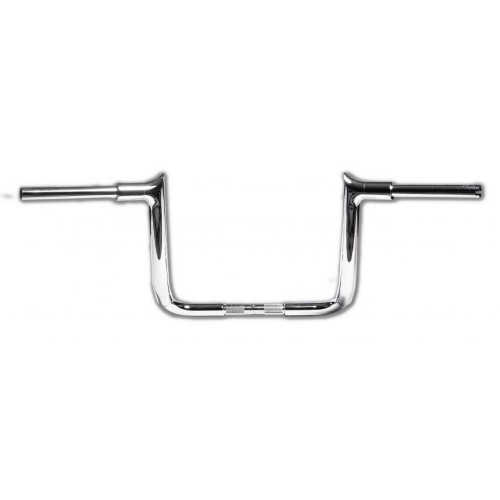 PartzBiz HD: 4416073-FBI Fat Baggers 1-1/2 Chrome 14" EZ Install Pointed Handlebar Batwing 14-20 | 805014