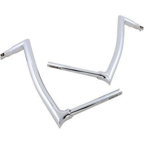 PartzBiz HD: 4416083-FBI Fat Baggers 1-1/2 Chrome 16" EZ Install Pointed Handlebar Road Glide 15-20  806016 0601-5257 06015257