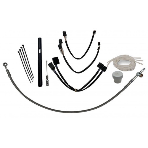 PartzBiz HD: 4416012-FBI Fat Baggers Chrome 14" EZ Install Bar Cable Wire Kit Harley Road King 21-Up PartzBiz HD: 4416012-FBI Fat Baggers Chrome 14" EZ Install Bar Cable Wire Kit Harley Road King 21-Up