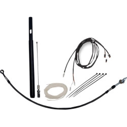 PartzBiz HD FBI-109016-B - FBI Fat Baggers Black Braided +8 EZ Install Handlebar Kit Harley CVO 21-Up PartzBiz HD FBI-109016-B - FBI Fat Baggers Black Braided +8 EZ Install Handlebar Kit Harley CVO 21-Up