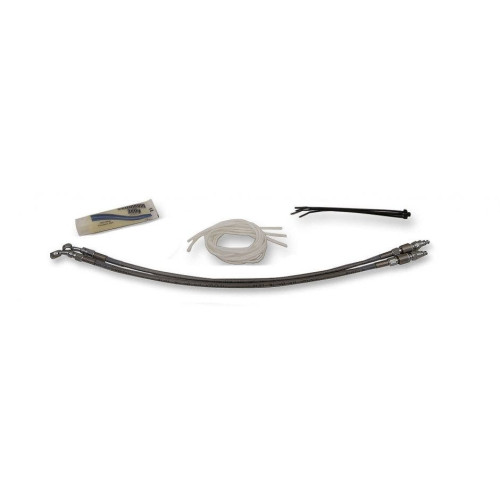 PartzBiz HD: 4415979-FBI Fat Baggers Chrome 12 EZ Install Kit Brake Clutch Line Harley Batwing 08-13