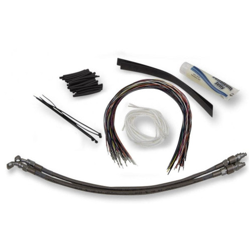 PartzBiz HD: 4415922-FBI Fat Baggers Chrome 16 EZ Install Kit Brake Clutch Line Harley Batwing 08-13 PartzBiz HD: 4415922-FBI Fat Baggers Chrome 16 EZ Install Kit Brake Clutch Line Harley Batwing 08-13