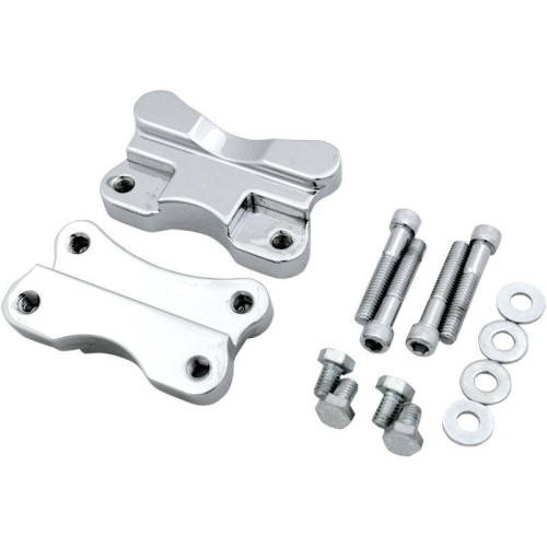 PartzBiz HD: 4415910-Drag Specialties Hotop Designs Chrome Fender to Fork Adapter 4 Harley FL Softail PartzBiz HD: 4415910-Drag Specialties Hotop Designs Chrome Fender to Fork Adapter 4 Harley FL Softail