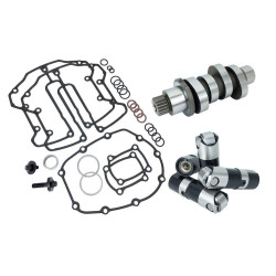 PartzBiz HD FMC-1458 - Feuling 1458 Race Series 592 Grind Camshaft Cam Kit 17-19 Harley Davidson Milwaukee M8 M-eight Custom Chopper Bike รถจักรยานยนต์ประสิทธิภาพการเปลี่ยนกำลังแรงม้า HP อัพเกรดเครื่องยนต์มอเตอร์แพ็คเกจ
