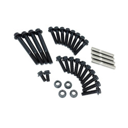 PartzBiz HD FMC-3047 - Feuling 3047 หัว Rocker Box & Rocker Shaft Studs Nuts Kit Harley Davidson Milwaukee M8 M-Eight Performance Custom Bike เครื่องยนต์รถจักรยานยนต์ มอเตอร์อัพเกรดตัวยึดทดแทน