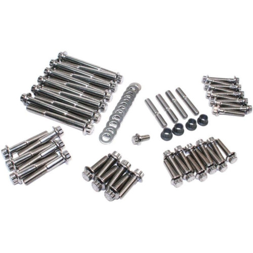 PartzBiz HD: 4415846-Feuling 3049 Stainless Steel Engine Fastener Hardware Kit 99-17 Harley Twin Cam Softail Touring V-Twin Bolts Nuts Washers Studs Upgrade Replacement 2401-1091 24011091