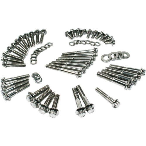 PartzBiz HD: 4415851-Feuling 3056 Stainless Primary Transmission Fastener Kit 00-06 Harley Davidson Touring Bolts Nuts Washers Studs Upgrade Replacement 2401-1094 24011094 PartzBiz HD: 4415851-Feuling 3056 Stainless Primary Transmission Fastener Kit 00-06 Harley Davidson Touring Bolts Nuts Washers Studs Upgrade Replacement 2401-1094 24011094