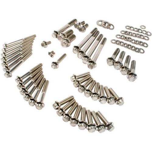 PartzBiz HD: 4415854-Feuling 3060 Stainless Steel Engine Fastener Hardware Kit 04-17 Harley Davidson Sportster Bolts Nuts Washers Studs Upgrade Replacement 2401-1098 24011098 PartzBiz HD: 4415854-Feuling 3060 Stainless Steel Engine Fastener Hardware Kit 04-17 Harley Davidson Sportster Bolts Nuts Washers Studs Upgrade Replacement 2401-1098 24011098