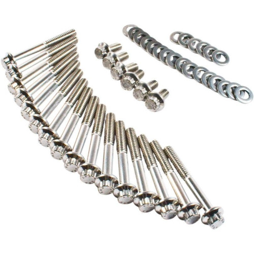PartzBiz HD: 4415855-Feuling 3063 สแตนเลสหลักเกียร์ Fastener Kit 04-17 Harley Davidson Sportster Bolts Nuts Washers Studs อัพเกรดเปลี่ยน 2401-1100 24011100 PartzBiz HD: 4415855-Feuling 3063 สแตนเลสหลักเกียร์ Fastener Kit 04-17 Harley Davidson Sportster Bolts Nuts Washers Studs อัพเกรดเปลี่ยน 2401-1100 24011100