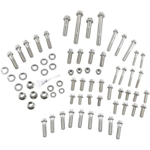 PartzBiz HD: 4415858-Feuling 3068 Stainless Steel Chassis Dress Up Fastener Kit 85-99 Harley Davidson FXR Evolution Big Twin Cam Bolts Nuts Washers Studs Upgrade Replacement 2401-1103 24011103 PartzBiz HD: 4415858-Feuling 3068 Stainless Steel Chassis Dress Up Fastener Kit 85-99 Harley Davidson FXR Evolution Big Twin Cam Bolts Nuts Washers Studs Upgrade Replacement 2401-1103 24011103