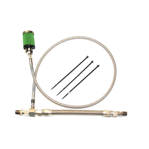 PartzBiz HD: 4415821-Feuling 3080 Stainless Oil Tank Breather Kit Harley FL Touring Twin Cam 99-01 PartzBiz HD: 4415821-Feuling 3080 Stainless Oil Tank Breather Kit Harley FL Touring Twin Cam 99-01