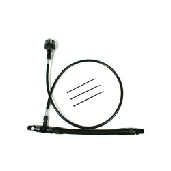 PartzBiz HD FMC-3081 - Feuling 3081 ชุดระบายความร้อนถังน้ำมันสแตนเลสสีดำ Harley Touring Twin Cam 99-01