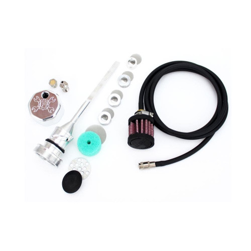 PartzBiz HD: 4415824-Feuling 3086 Chrome Aluminium Vented Oil Dipstick Harley M8 Softail 18-Up fat boy Heritage davidson Milwaukee Eight Engine Upgrade Performance Replacement Dip Stick Kit 0710-0261 07100261 PartzBiz HD: 4415824-Feuling 3086 Chrome Aluminium Vented Oil Dipstick Harley M8 Softail 18-Up fat boy Heritage davidson Milwaukee Eight Engine Upgrade Performance Replacement Dip Stick Kit 0710-0261 07100261