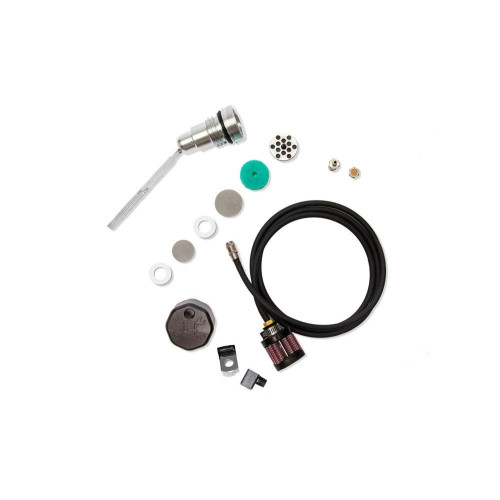PartzBiz HD: 4415828-Feuling 3090 Black Vented Oil Dip Stick Breather ชุด Harley Dyna Twin Cam 06-17