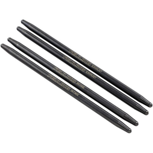PartzBiz HD: 4415801-Feuling 4073 สีดำ 7/16 ” One Piece Chromoly Steel +.030 ” ความยาว ก้านกระทุ้ง 99-17 Harley Davidson Twin Cam 88 96 103 Touring Softail road street electra glide king Slim Fat bob boy breakout deluxe rocker springer 0928-0102 09280102