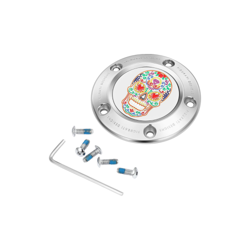 PartzBiz HD: 4415651-Figurati Designs Polished W/Sugar Skull Timing Cover for Harley 99-17 Twin Cam | FD30-TC-5H-SS PartzBiz HD: 4415651-Figurati Designs Polished W/Sugar Skull Timing Cover for Harley 99-17 Twin Cam | FD30-TC-5H-SS